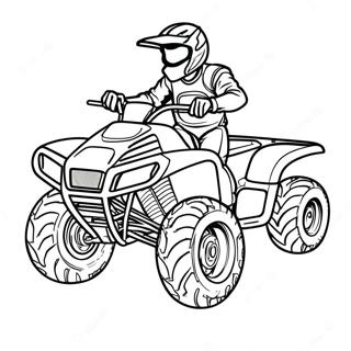 Kul Atv Racing Fargeleggingsark 21553-19998