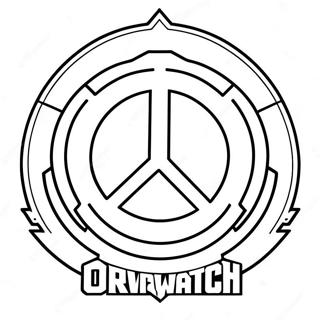 Overwatch Logo Fargeleggingsark 21592-20027