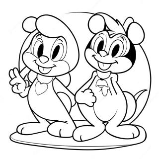 Fargeleggingsark Med Animaniacs 21892-20266