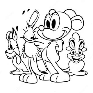 Fargeleggingsark Med Animaniacs 21892-20268