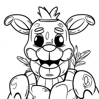 Springtrap Fnaf Fargeleggingsark 22163-20476