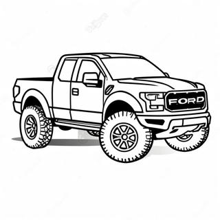 Ford Raptor Fargeleggingsark