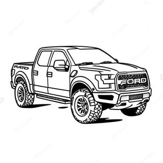 Ford Raptor Off Road Fargeleggingsark 23003-21140