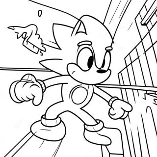 Sonic Spiderman I Aksjon Fargeleggingsark 23934-22058