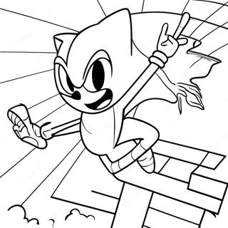 Sonic Spiderman I Aksjon Fargeleggingsark 23934-22059