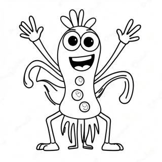 Glad Forky Med Et Smil Fargeleggingsark 24315-22355