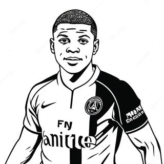 Mbappe Fargeleggingsark 2512-2042