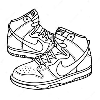 Nike Dunks Fargeleggingsark