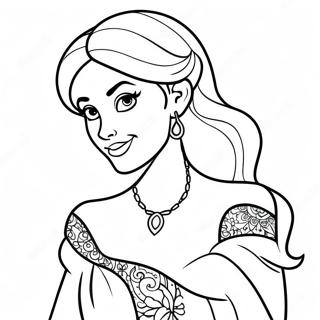 Tatovert Disney Prinsesse Fargeleggingsark 25585-23548