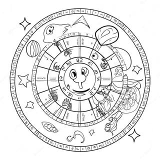 Astrologi Fargeleggingsark 25746-23667