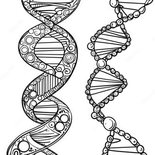 Dna Dobbel Helix Fargeleggingsark 26186-24018