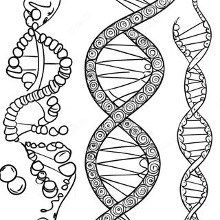 Dna Dobbel Helix Fargeleggingsark 26186-24019