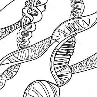 Dna Dobbel Helix Fargeleggingsark 26186-24020