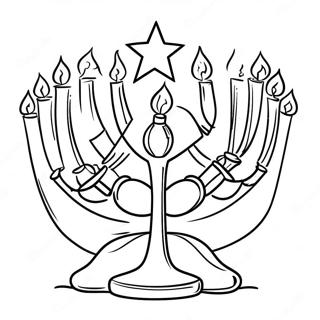 Hanukkah Fargeleggingsark 261-211