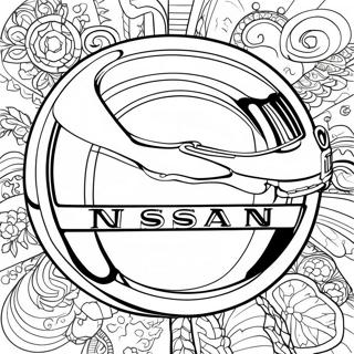 Nissan Logo Fargeleggingsark 26532-24282