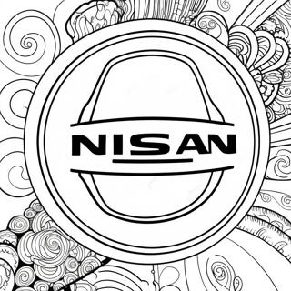 Nissan Logo Fargeleggingsark 26532-24283