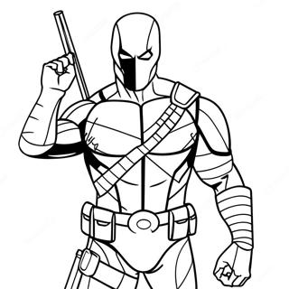 Deathstroke Fargeleggingsark