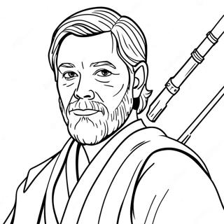 Obi Wan Kenobi Fargeleggingsark