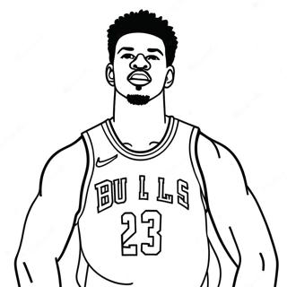 Jimmy Butler Fargeleggingsark 26772-24474