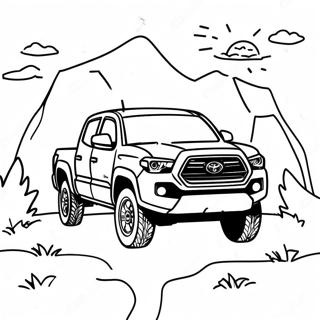 Toyota Tacoma Fargeleggingsark