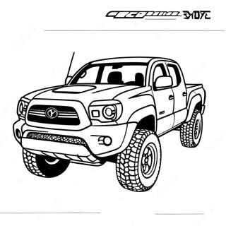 Toyota Tacoma Fargeleggingsark 27333-24915