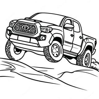 Klassisk Toyota Tacoma Off Road Fargeleggingsark 27334-24917