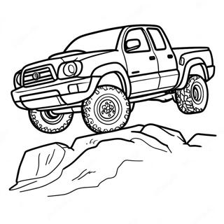 Klassisk Toyota Tacoma Off Road Fargeleggingsark 27334-24920