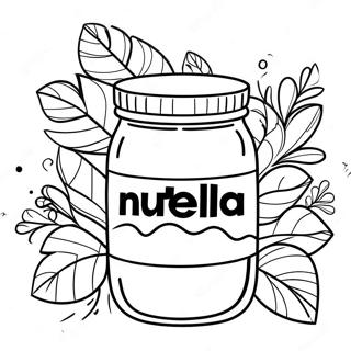 Nutella Glass Fargeleggingsark 27463-25017