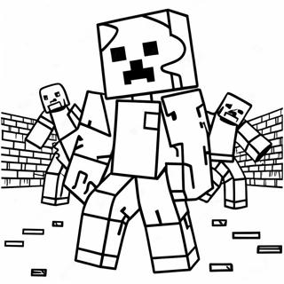 Minecraft Zombie Fargeleggingsark