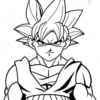 Goku Super Saiyan 4 Fargeleggingsark 28405-25748