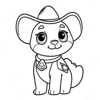 Sheriff Callie Fargeleggingsark 28846-26090