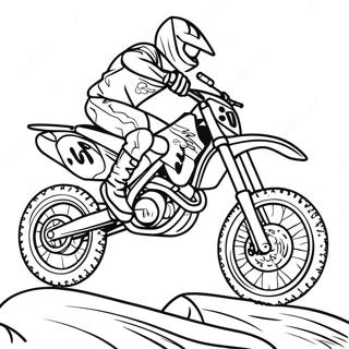 Dirt Bike Racing Fargeleggingsark 291-235