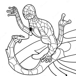 Spiderman Gecko Fargeleggingsark