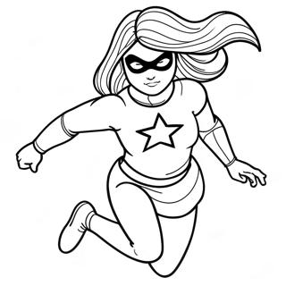 Ms Marvel I Aksjon Fargeleggingsark 29378-26512