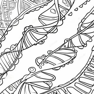 Dna Dobbel Helix Fargeleggingsark 29458-26574