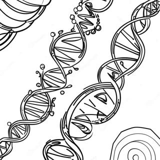 Dna Dobbel Helix Fargeleggingsark 29458-26576