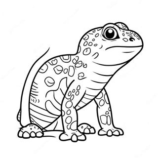 Leopard Gecko Fargeleggingsark