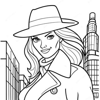 Carmen Sandiego I En Mysterisk By Fargeleggingsark 29889-26909