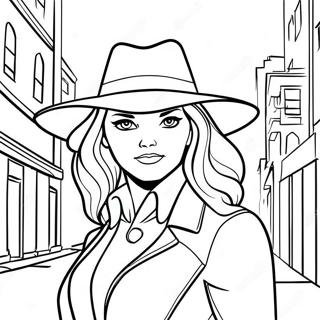 Carmen Sandiego I En Mysterisk By Fargeleggingsark 29889-26910