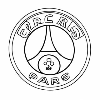 Psg Logo Fargeleggingsark 29918-26931