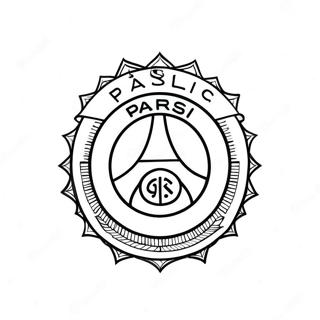 Psg Logo Fargeleggingsark 29918-26932