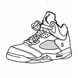 Jordan 5 Sneakers Fargeleggingsark 30348-27270