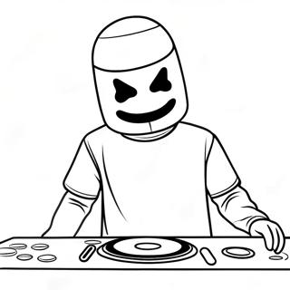 Dj Marshmello Fargeleggingsark 30788-27622