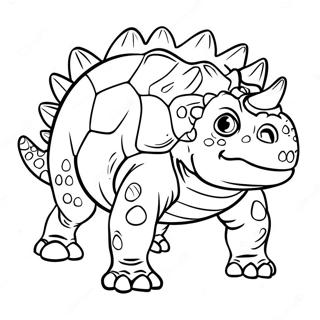 Ankylosaurus Fargeleggingsark 30798-27630