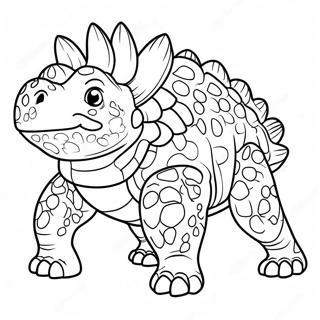 Ankylosaurus Fargeleggingsark 30798-27631