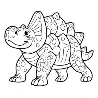 Ankylosaurus Fargeleggingsark 30798-27632