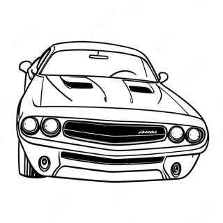 Dodge Challenger Fargeleggingsark 30838-27662