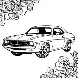 Dodge Challenger Fargeleggingsark 30838-27663