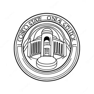 Ohio State Logo Fargeleggingsark 31728-16286