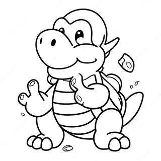 Glad Koopa Troopa Fargeleggingsark 31849-16388